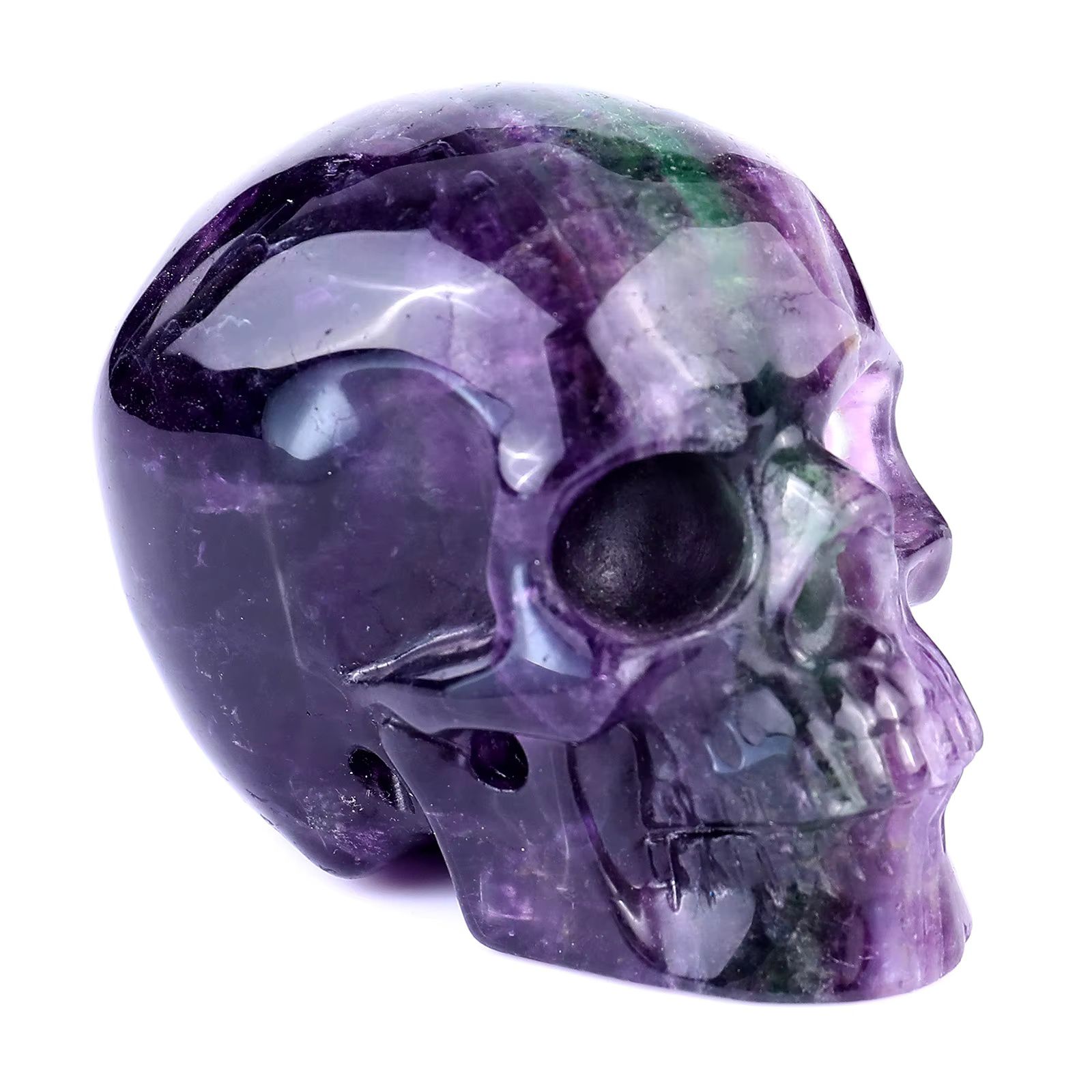 Natural Healing Crystal Skull Decor