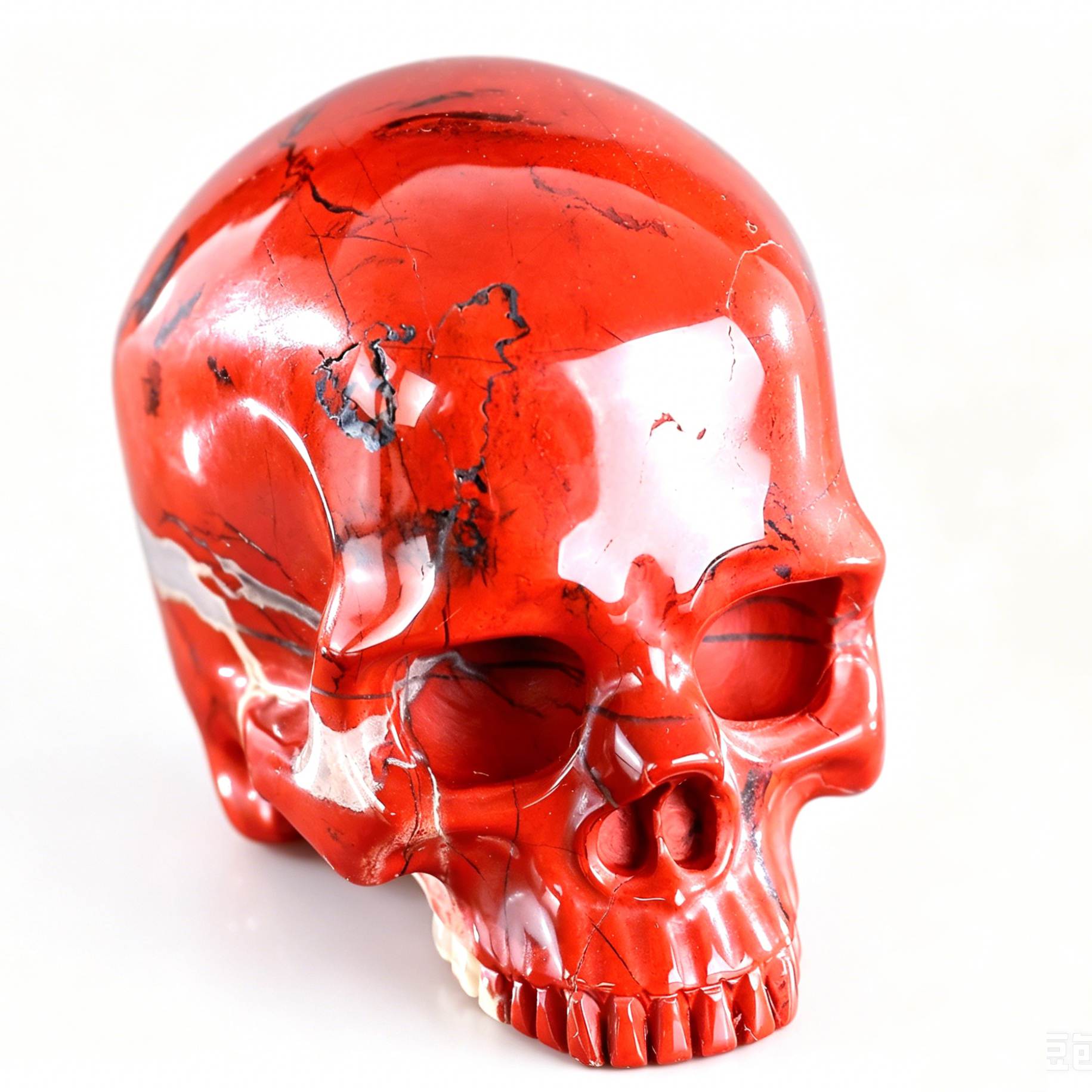 Bulk Grounding Gemstone Skull Carving