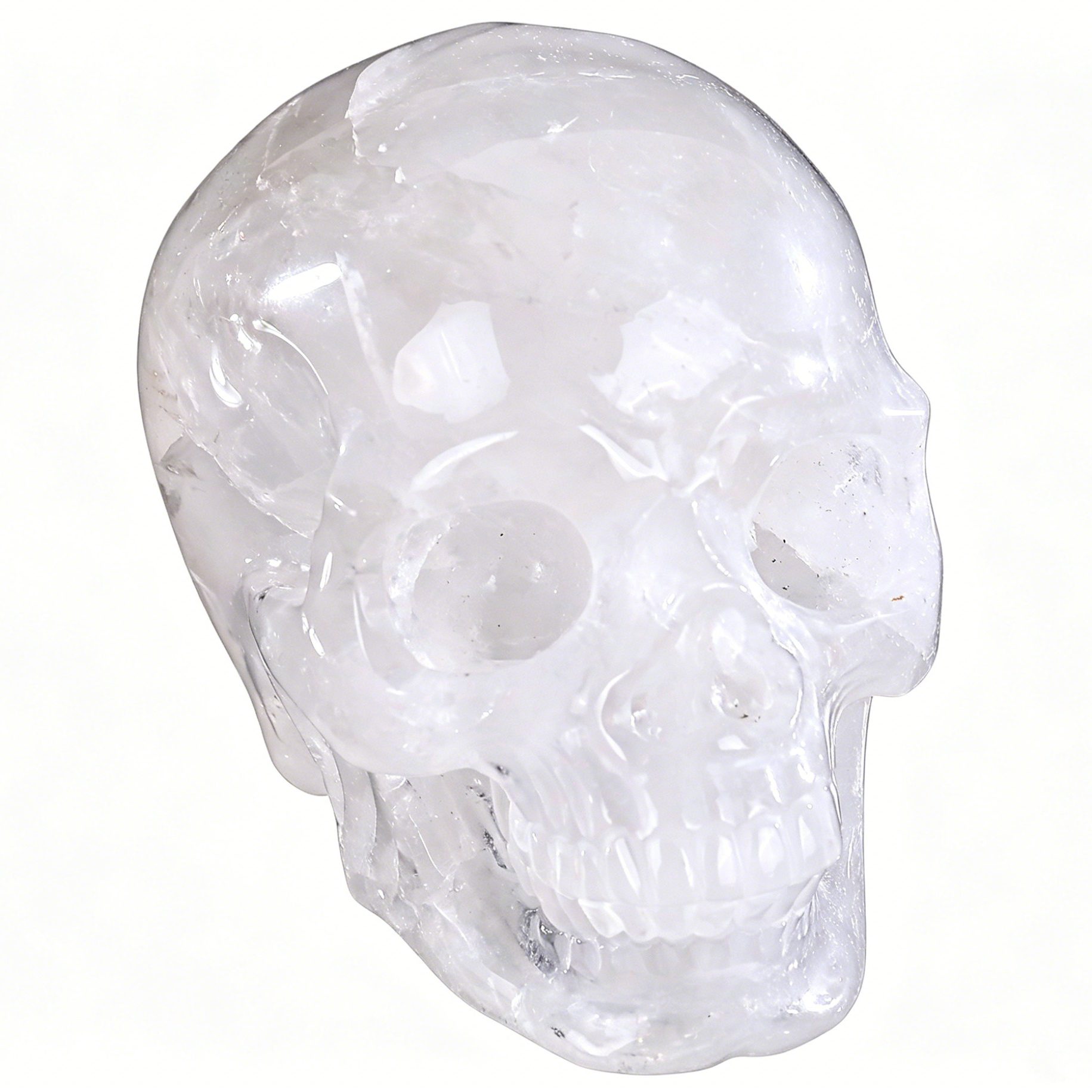 Angolan Quartz Human Skull Crystal Skull
